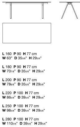 Kristalia Прямоугольный стол sun-id-1368978 - Вид №6