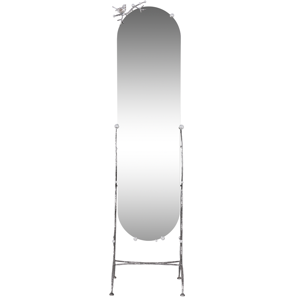 79046 Зеркало напольное Терра Айс Античное серебро BOGACHO 4627196597440