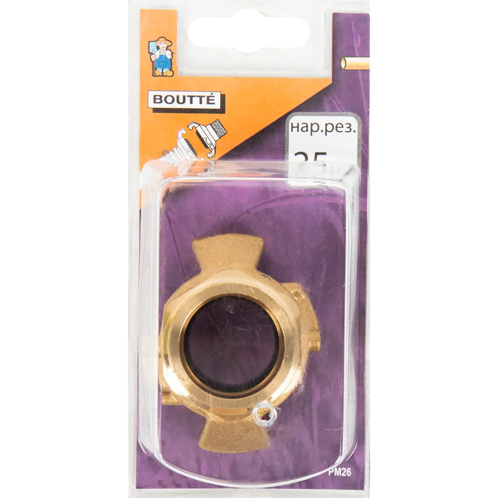 Штуцер быстрого соединения 26 мм x 34 мм x 1 дюйм, наружная резьба BOUTTE STLM-2016095 - Вид №3