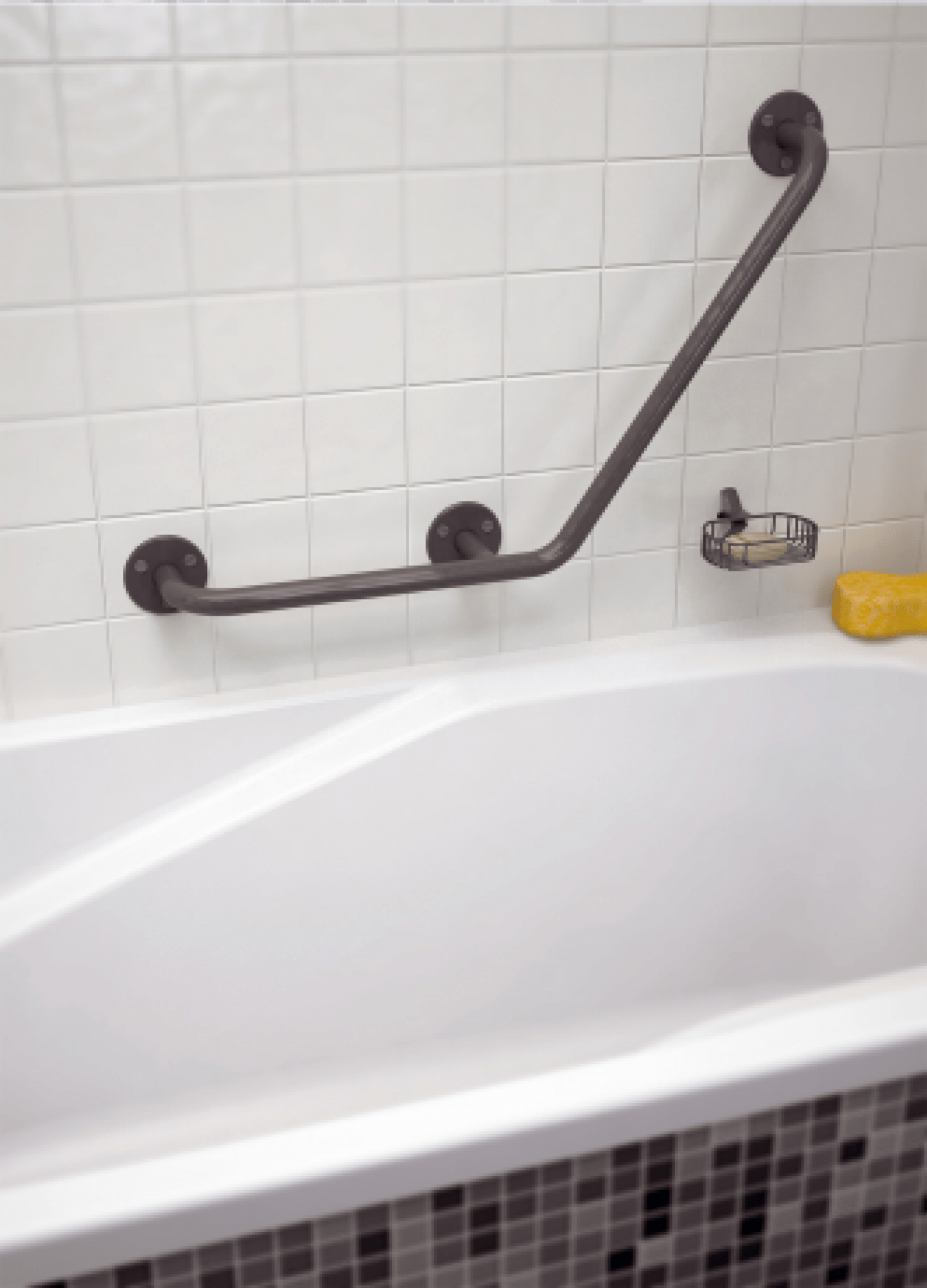 Сантехнические аксессуары WBPSL002 Горизонтальный поручень 125° Terma 38x20  - Вид №8