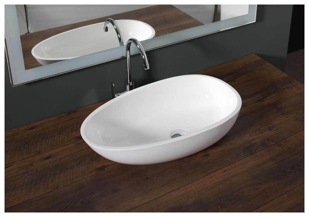 A20 Накладная раковина на столешницу  овальная Aquanet  - Вид №3
