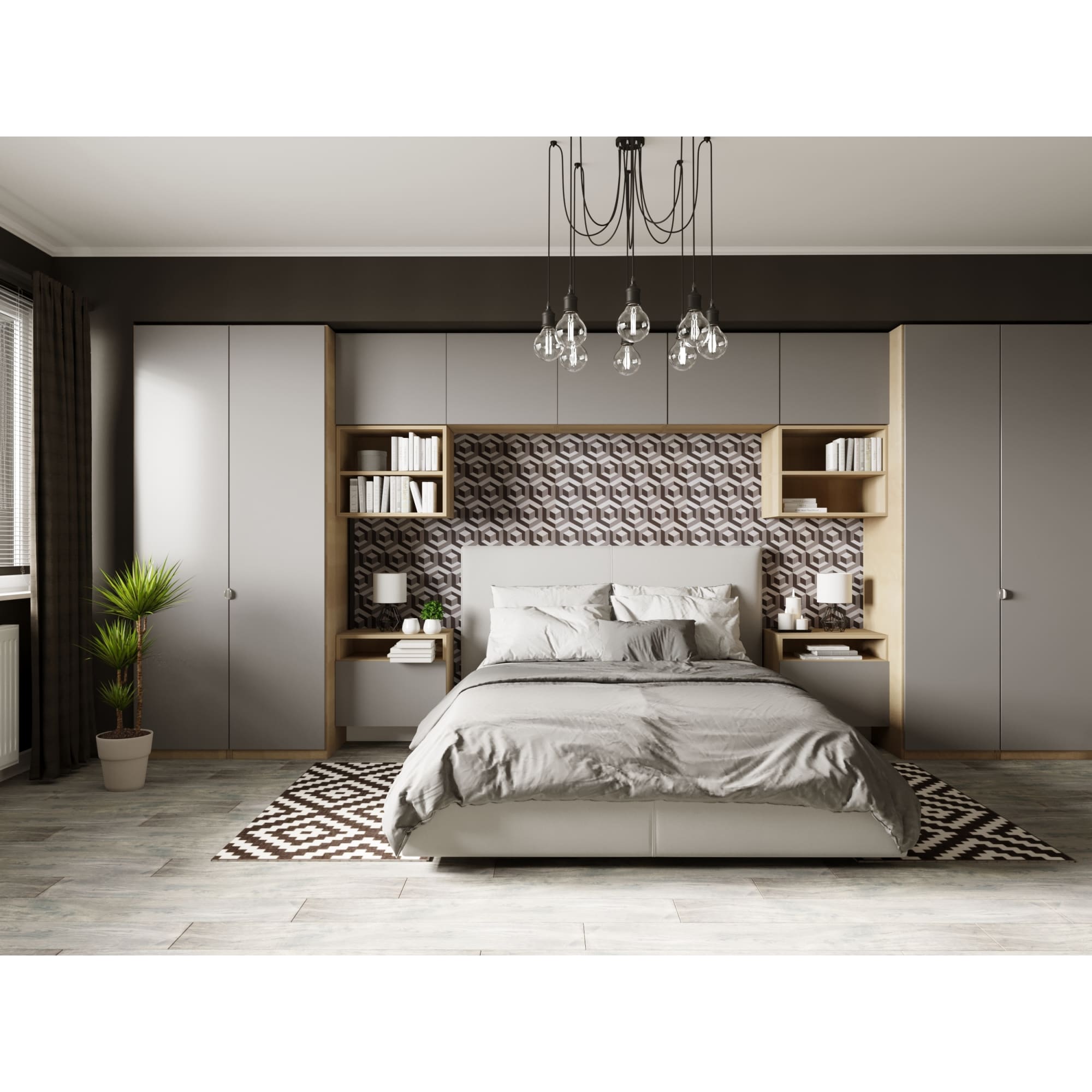 18662854 Каркас шкафа Лион 55x60x232 см цвет дуб сонома Santreyd  - Вид №7