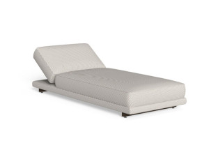 Садовая кровать с откидной спинкой из ткани