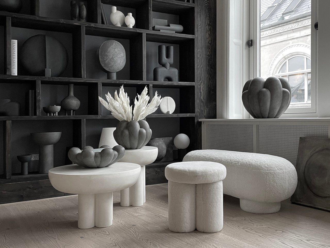 Низкий круглый журнальный столик из волокнистого цемента 101 Copenhagen Crown ARCH-00143243 - Вид №6