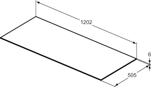 Столешница из керамогранита Ideal Standard Conca ARCH-00058459 - Вид №4