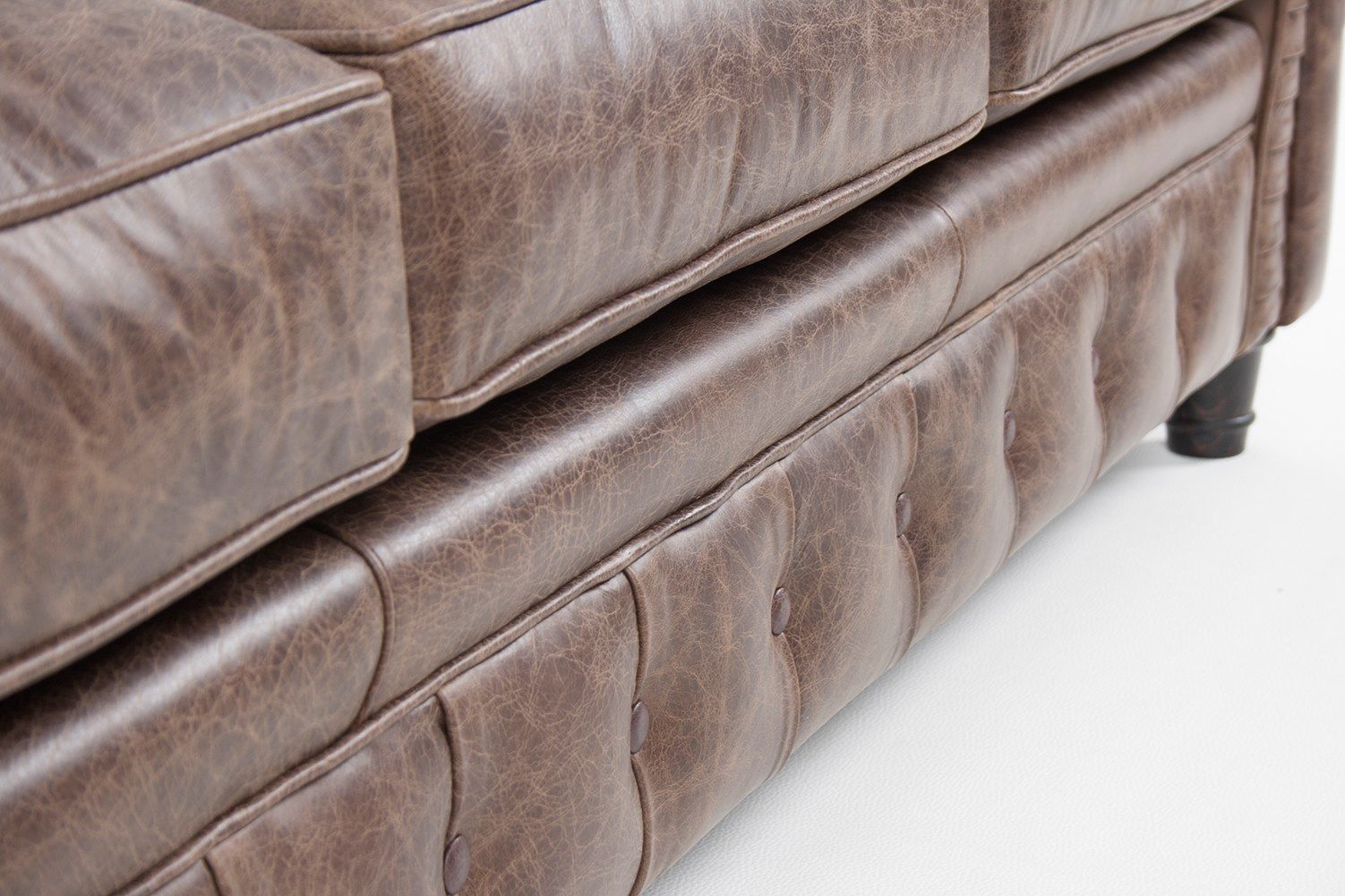 2-местный кожаный капитонный диван CREARTE COLLECTIONS Chesterfield Classic Origins ARCH-00042266 - Вид №26