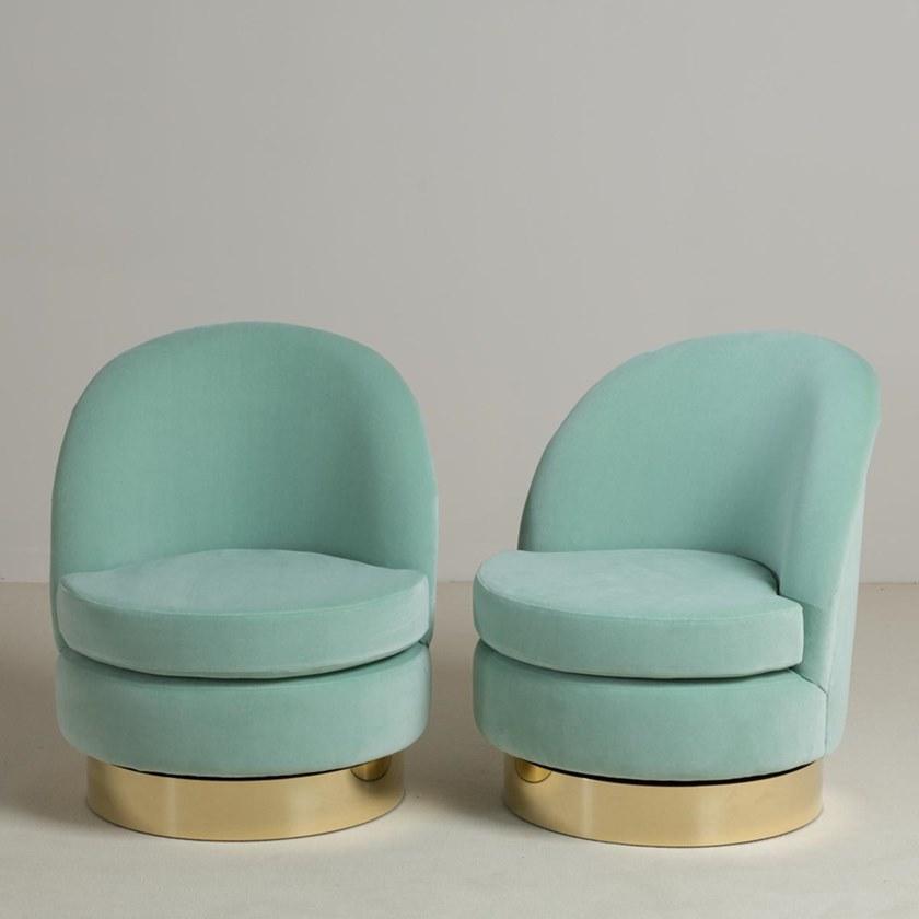 Mytto Кресло обитое бархатом Larforma sun-id-1459474 - Вид №6