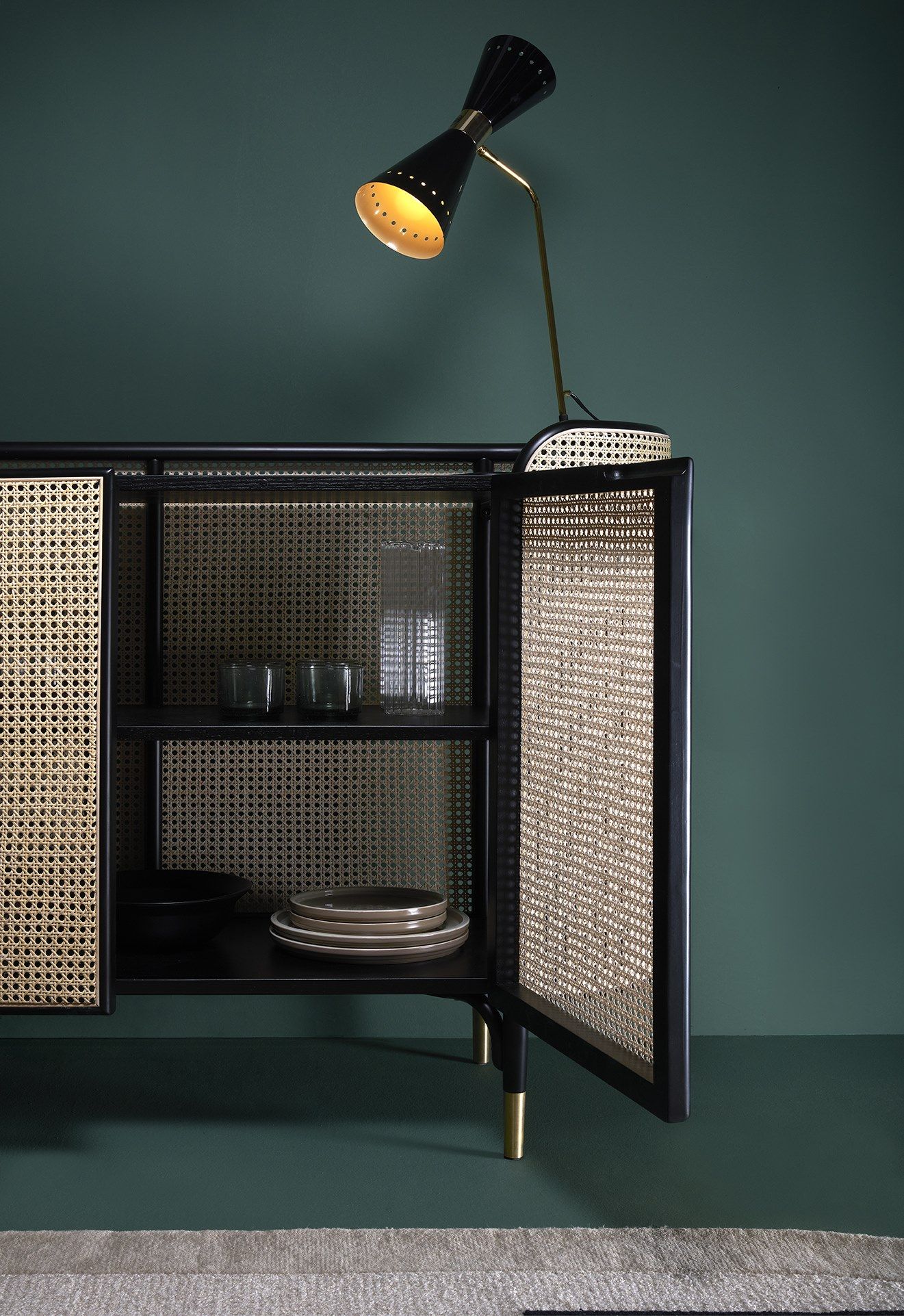 Венский соломенный шкаф с распашными дверями Wiener GTV Design Mos ARCH-00085030 - Вид №3