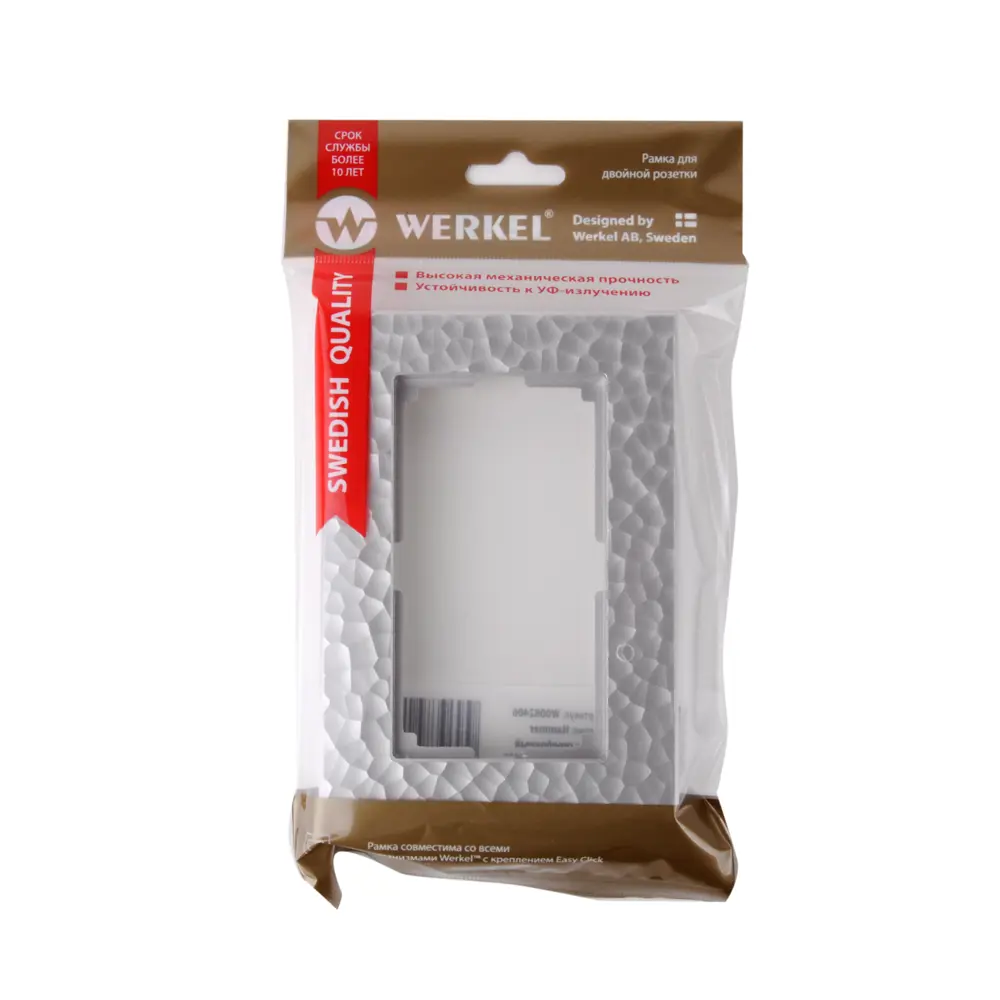 Рамка для розеток и выключателей Werkel Hammer W0082406 2 поста цвет серебряный STLM-2146841 - Вид №2