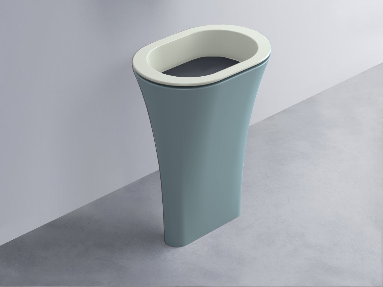 AMLA65-PM+AMPILO-BA+AMCOLO-PL Раковина Amedeo Ovale отдельностоящая cielo Enjoy + Amedeo Ceramica Cielo