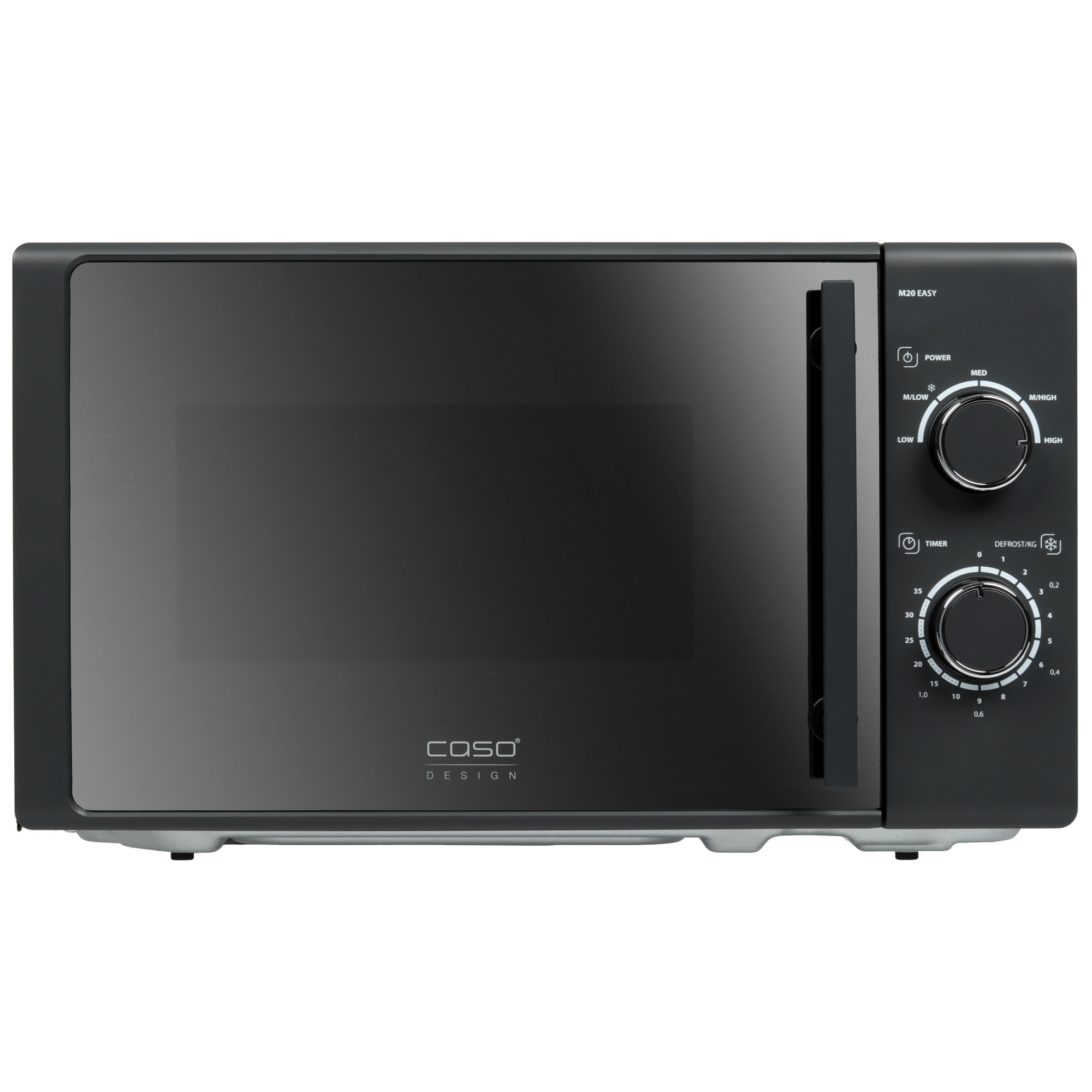 1117014 Микроволновая печь CASO M 20 EASY зеркальный, черный STDN-0083598