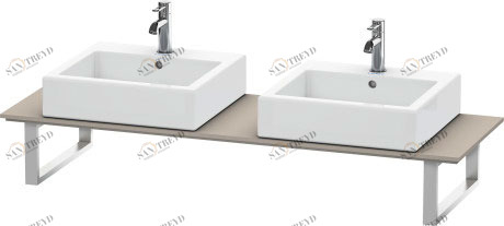 XL048C01414 X-Large Консоль для накладных раковин и встраиваемых умывальников Терра, декор Duravit
