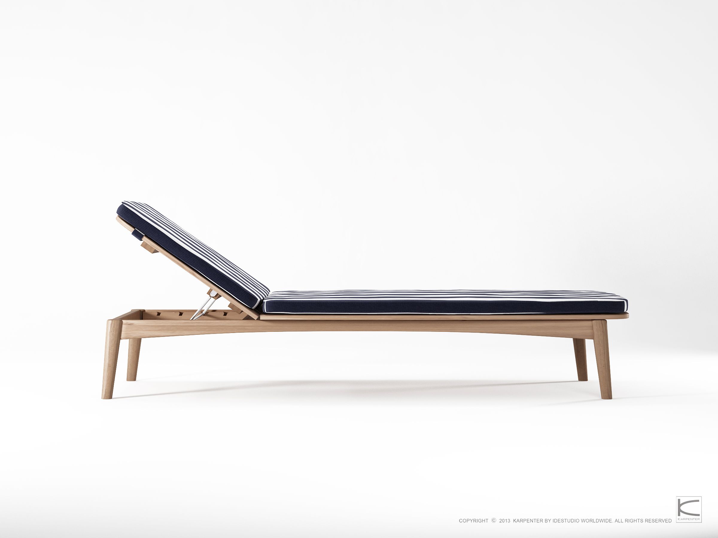 Складная садовая кровать из тикового дерева KARPENTER Grasshopper Outdoor ARCH-00014272 - Вид №7