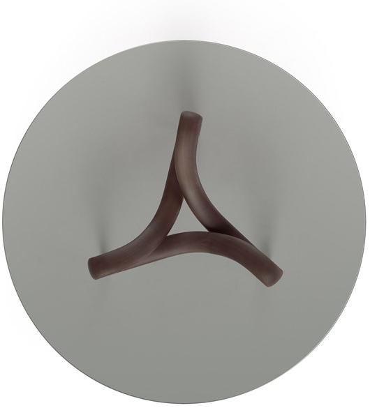 AMURA Круглый журнальный столик из дерева и стекла Twister sun-id-1394443 - Вид №3