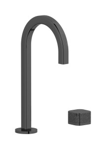 Смеситель для раковины на 2 отверстия WE ARE IB eo394cf_4 Black Chrome Elio