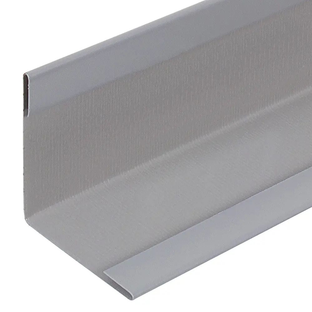 ТЕХНОНИКОЛЬ Внешний угловой профиль для фасада 1.25 м серый 18734820 STLM-0012279 - Вид №1