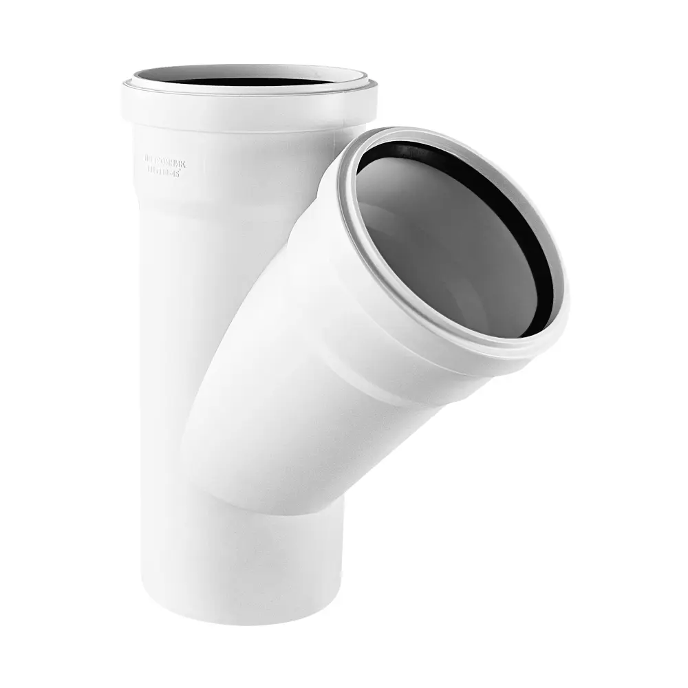 Тройник канализационный малошумный MONLID D110x110/45° мм полипропилен STLM-2087608 - Вид №1