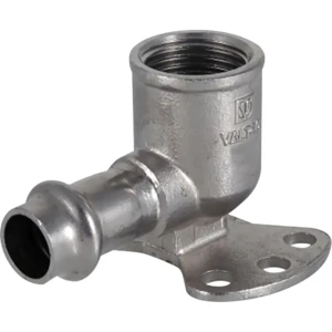 Водорозетка Valtec 3/4"x22 мм ВР нержавеющая сталь 82575888 STLM-2022671