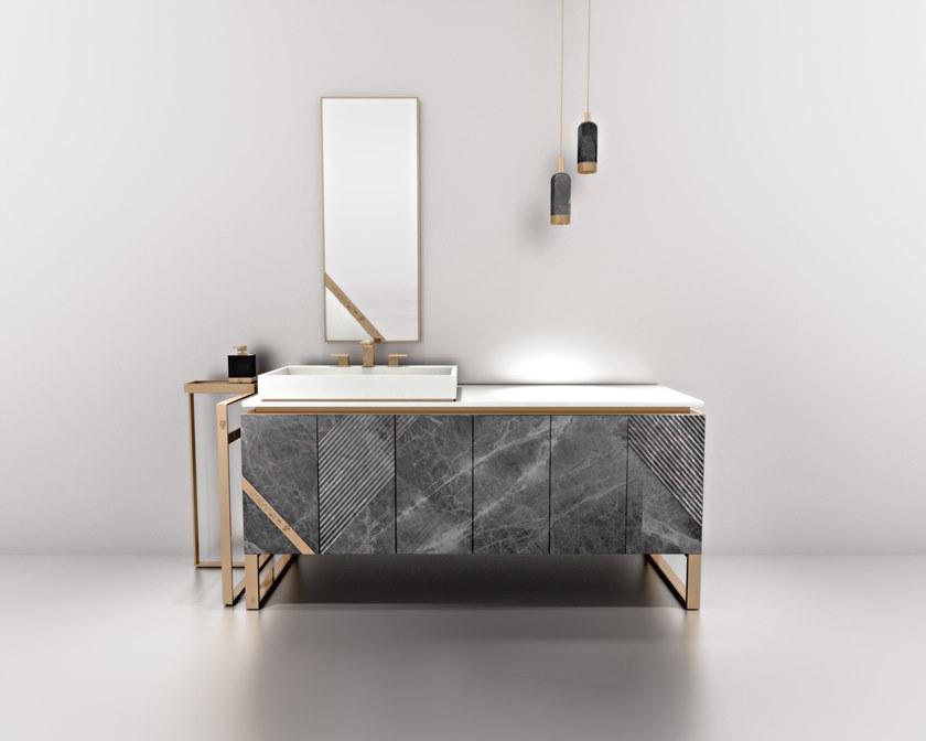 Visionnaire Мебель для умывальника из мрамора с ящиками sun-id-1380273 - Вид №6