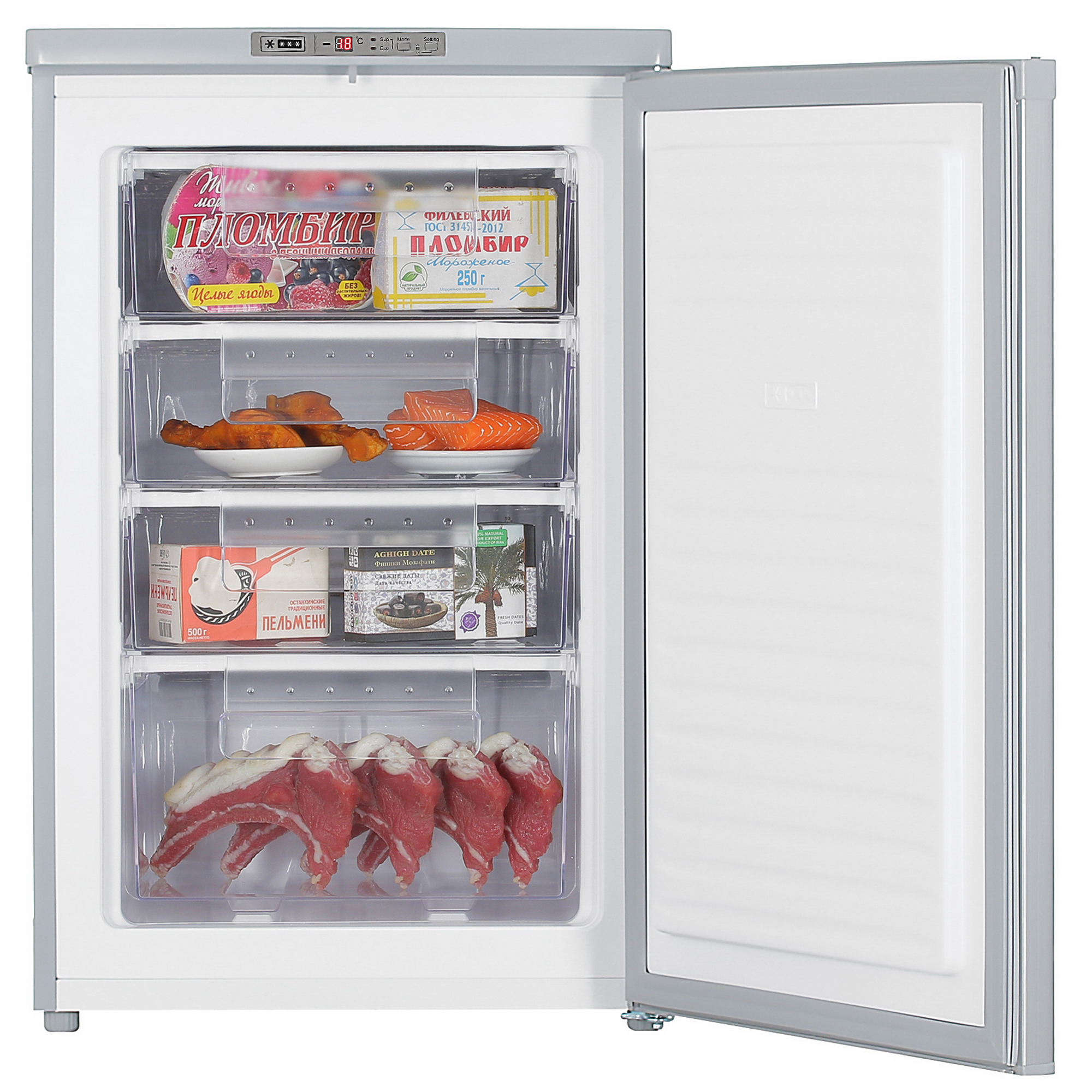 5408408 Морозильный шкаф  Aceline F09AHA серебристый STDN-0141473 - Вид №5