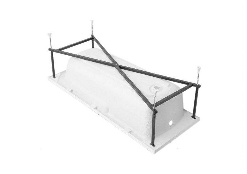 Акриловая ванна Aquanet Nord 170x70 (каркас + смеситель Aquanet Practic 2 AF111-63B) 002040200016920100216780 - Вид №3