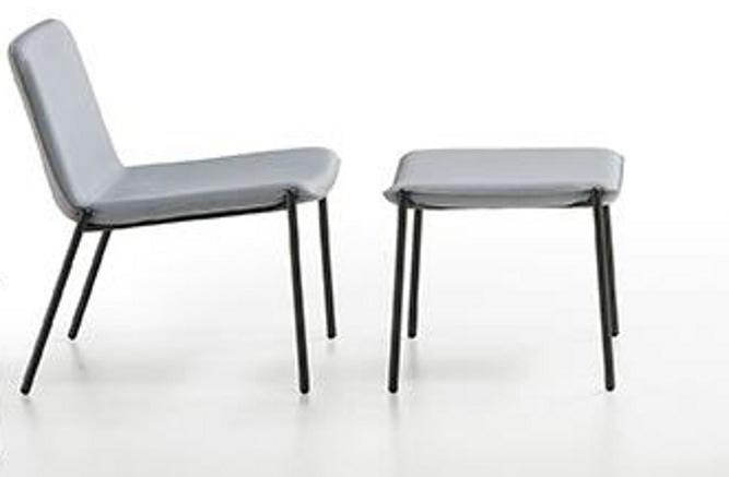 Midj Стул из мягкой ткани Trampoliere sun-id-1344801 - Вид №1