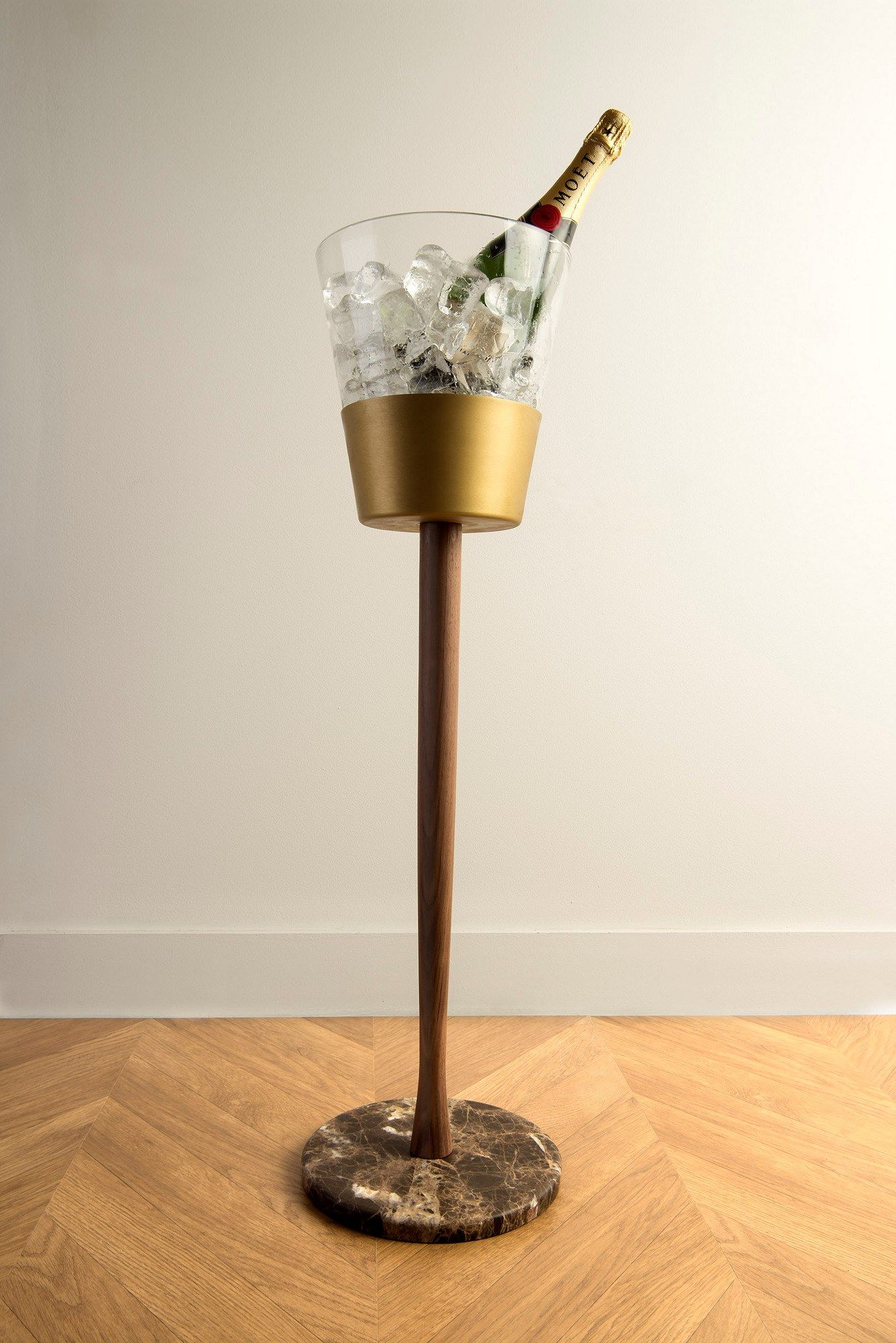 Алюминиевое и деревянное ведро для льда NOMON Moments ARCH-00035071 - Вид №4