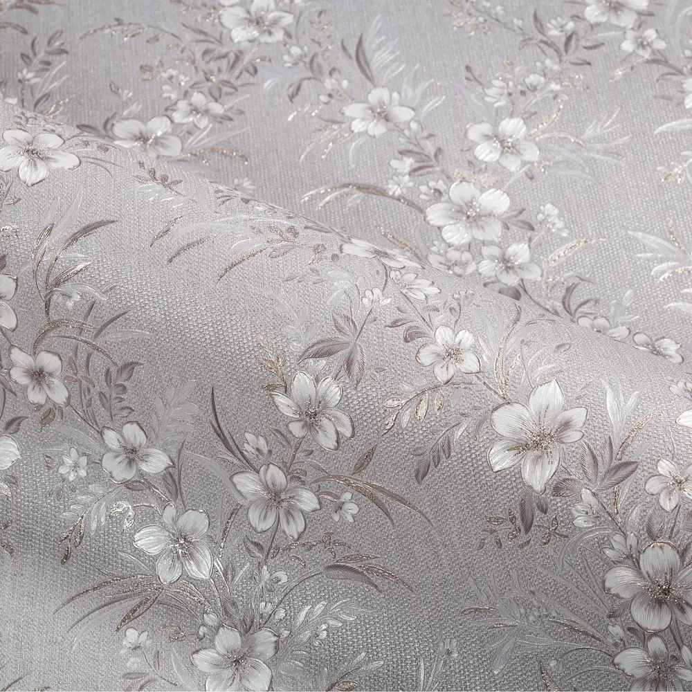 Обои флизелиновые Palitra Life Paradise бежевые с растительным рисунком 1.06 м 89421276 STLM-1574789 - Вид №2