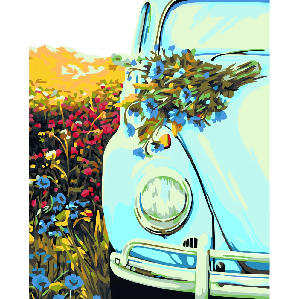 Картина по номерам Нежный пейзаж 40х50 см FBRUSH STLM-2182066