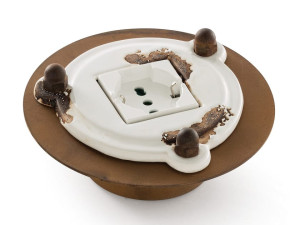 Керамический электрический выключатель / розетка