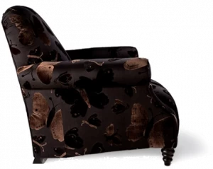 Natuzzi Кресло из ткани с подлокотниками Butterfly