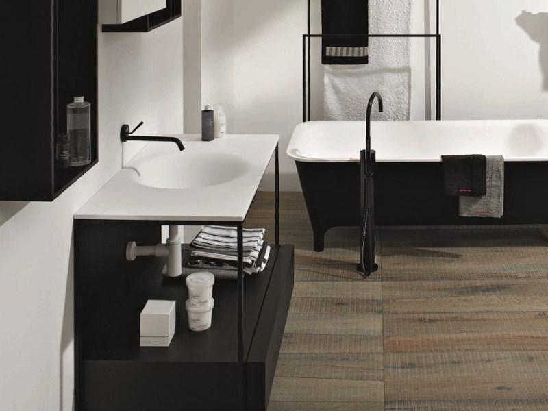 Kos by Zucchetti Тумба под умывальник из металла с ящиками Morphing sun-id-1466383 - Вид №1