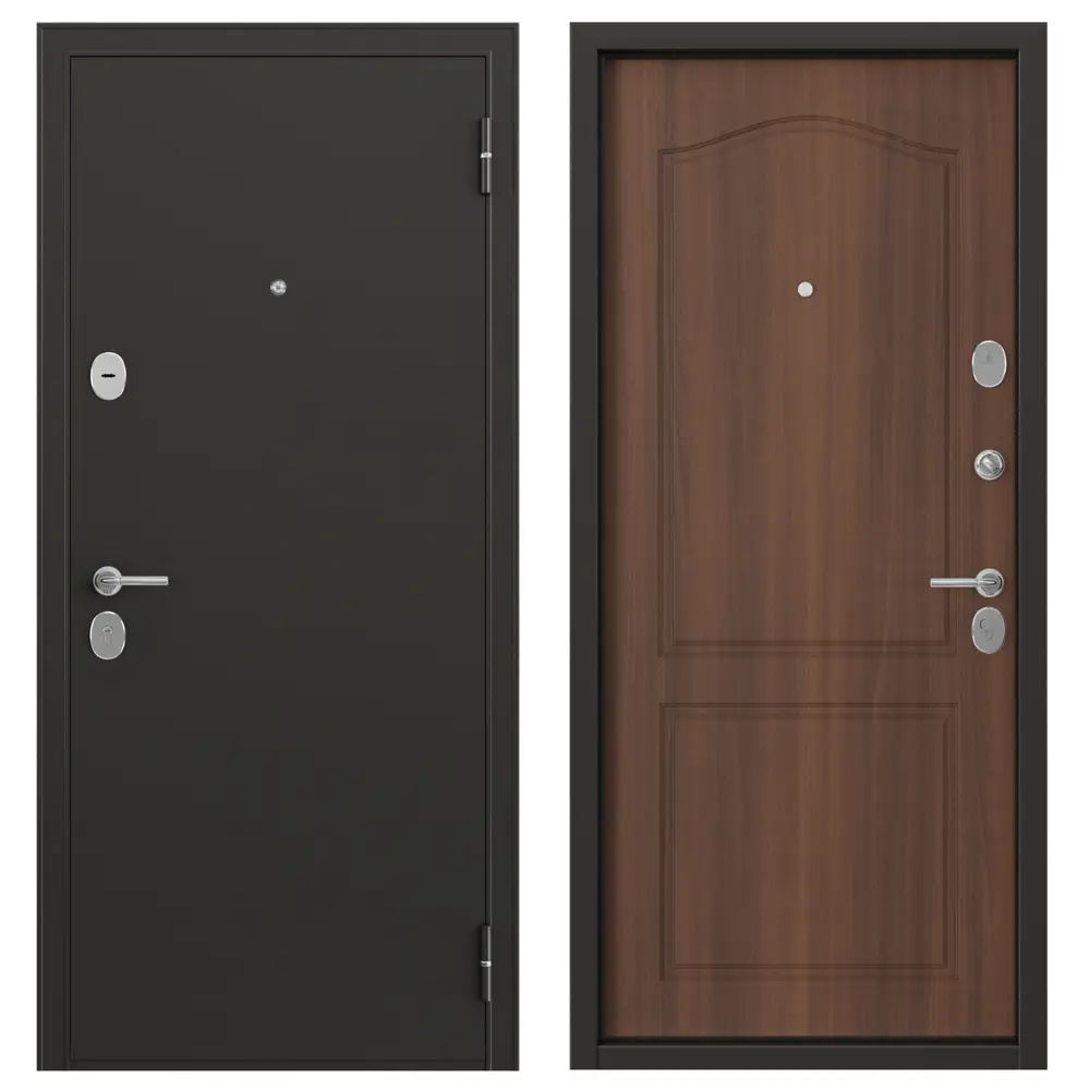 Дверь металлическая Гарант, 860 мм, левая, цвет антик орех TOREX STLM-2091461