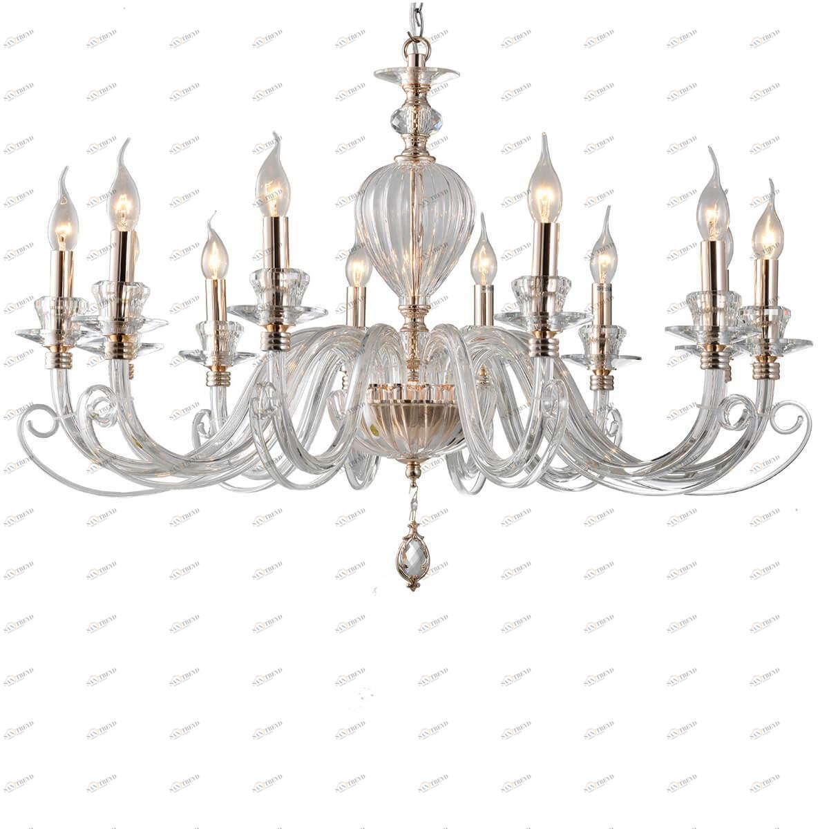 Подвесная люстра Omnilux OML-79203-12 OMNILUX ДИЗАЙНЕРСКИЕ 186451 Белый 