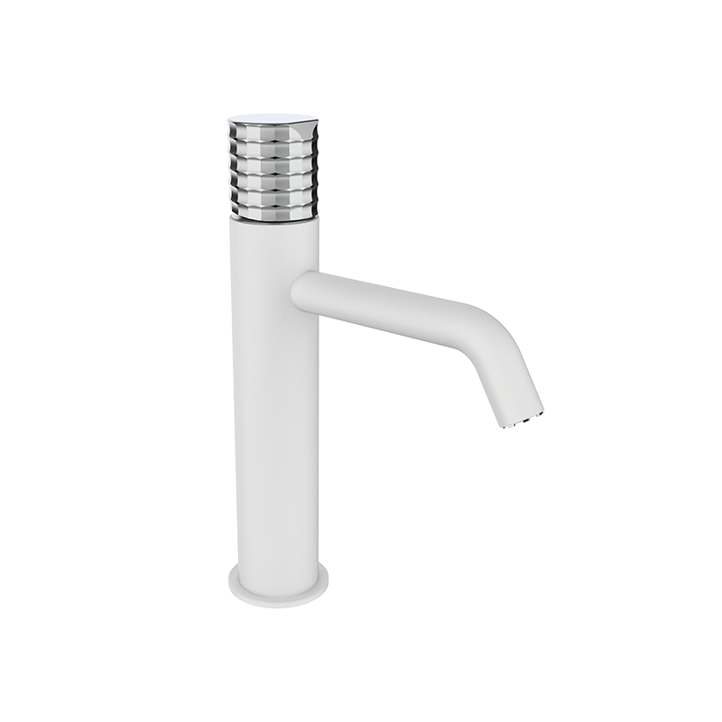 75531751 PREMIUM Белый XL Умывальник смеситель Белый-Хром GRB MIXERS Aura