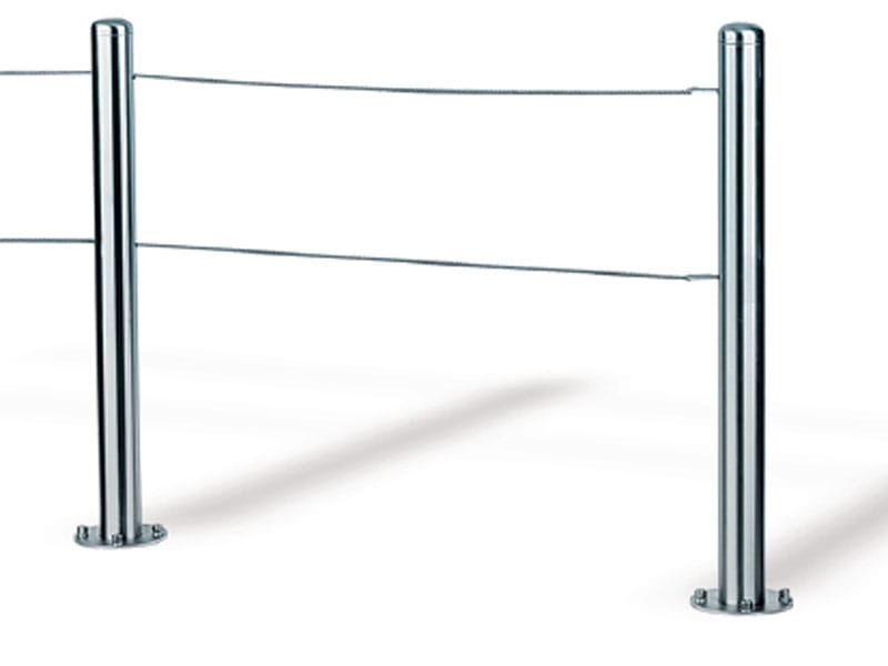 Ограждение из нержавеющей стали с пепельницей Lazzari нержавеющая сталь ARCH-00054183 - Вид №2