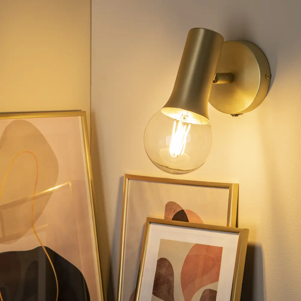 Бра INSPIRE Hoki в стиле матовая латунь для современного интерьера 83054646 STLM-0038844