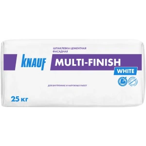 Шпаклевка цементная финишная Knauf Мульти-Финиш 25 кг