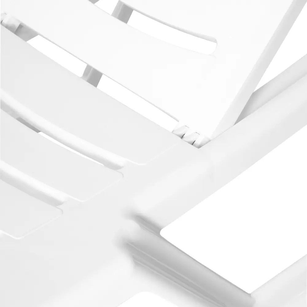 Шезлонг Эластик 186.5x62.5x31.5 см пластик белый Santreyd STLM-2200668 - Вид №4