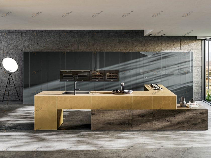 Lago Кухня с островом 36e8 sun-id-1400137