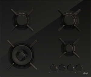 Встраиваемая газовая плита из закаленного стекла