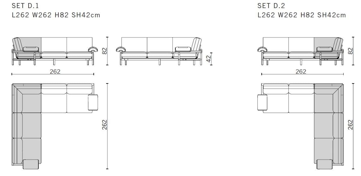Ткань диван District Eight Stilt ARCH-00135719 - Вид №9