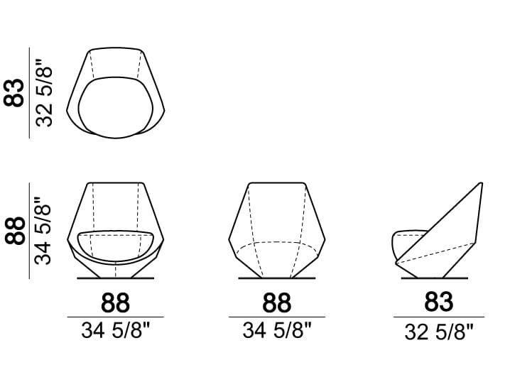 Вращающееся кресло Arketipo OVERDRIVE ARCH-00019397