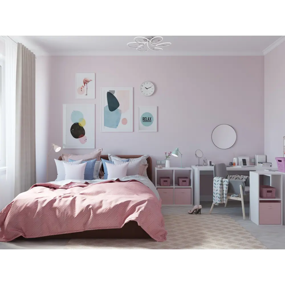 Стеллаж Spaceo KUB 2 секции 36x70.5x31.7 см ЛДСП цвет белый STLM-2008853 - Вид №6