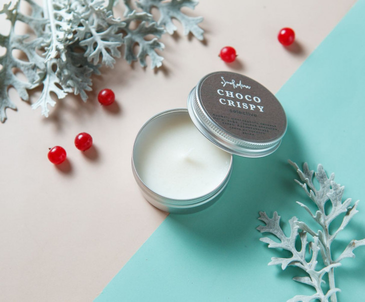 7043 Ароматическая свеча из соевого воска «Шоколадное печенье» Вкусляндия  - Вид №1