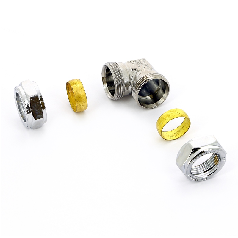 Угол обжим хромированный TIEMME 15 1130009 - Вид №4