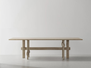 Прямоугольный дубовый стол