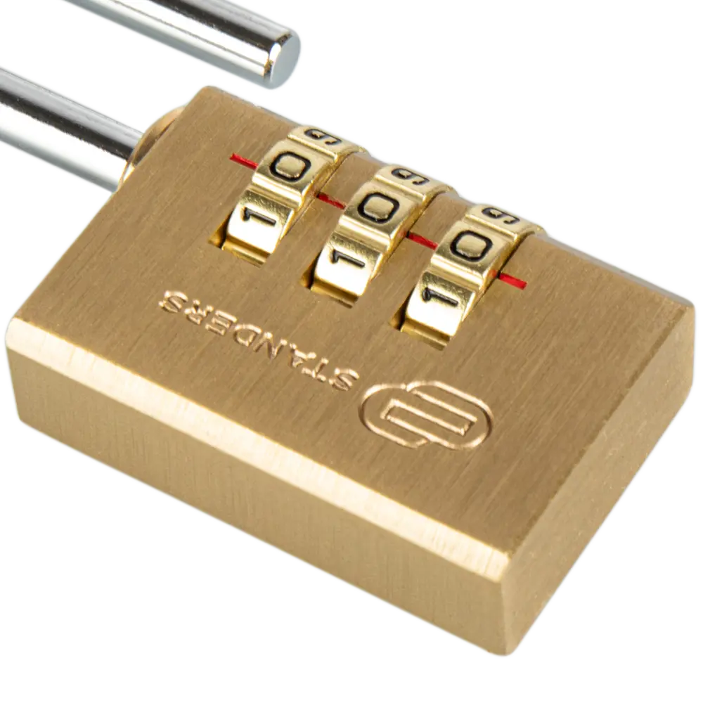 Замок кодовый Standers 30 мм, латунь STLM-2195283 - Вид №2