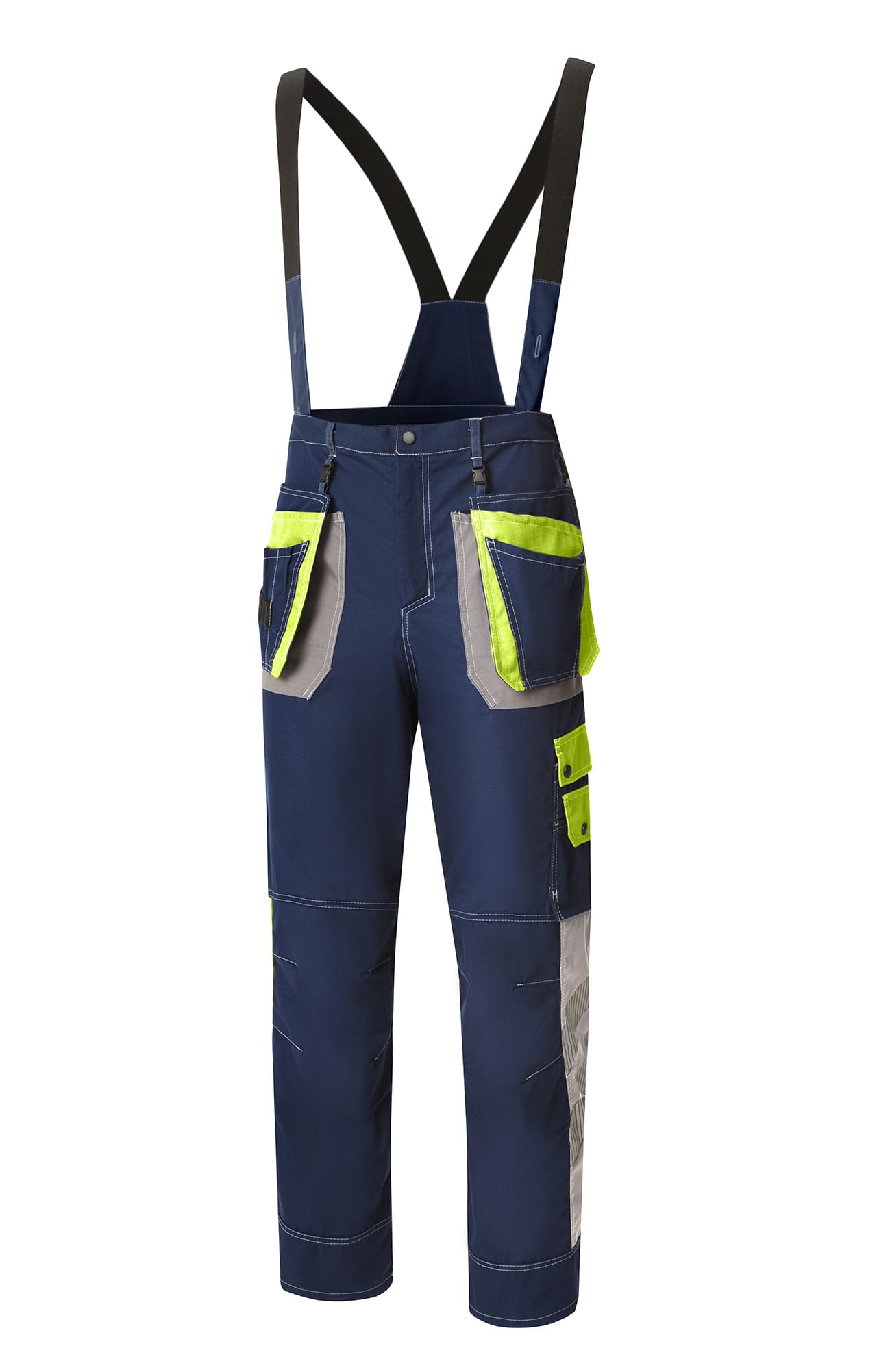 68842 Костюм "Прогресс" темно-синий с серым лимон  Летняя спецодежда  размер 48-50/170-176  - Вид №4