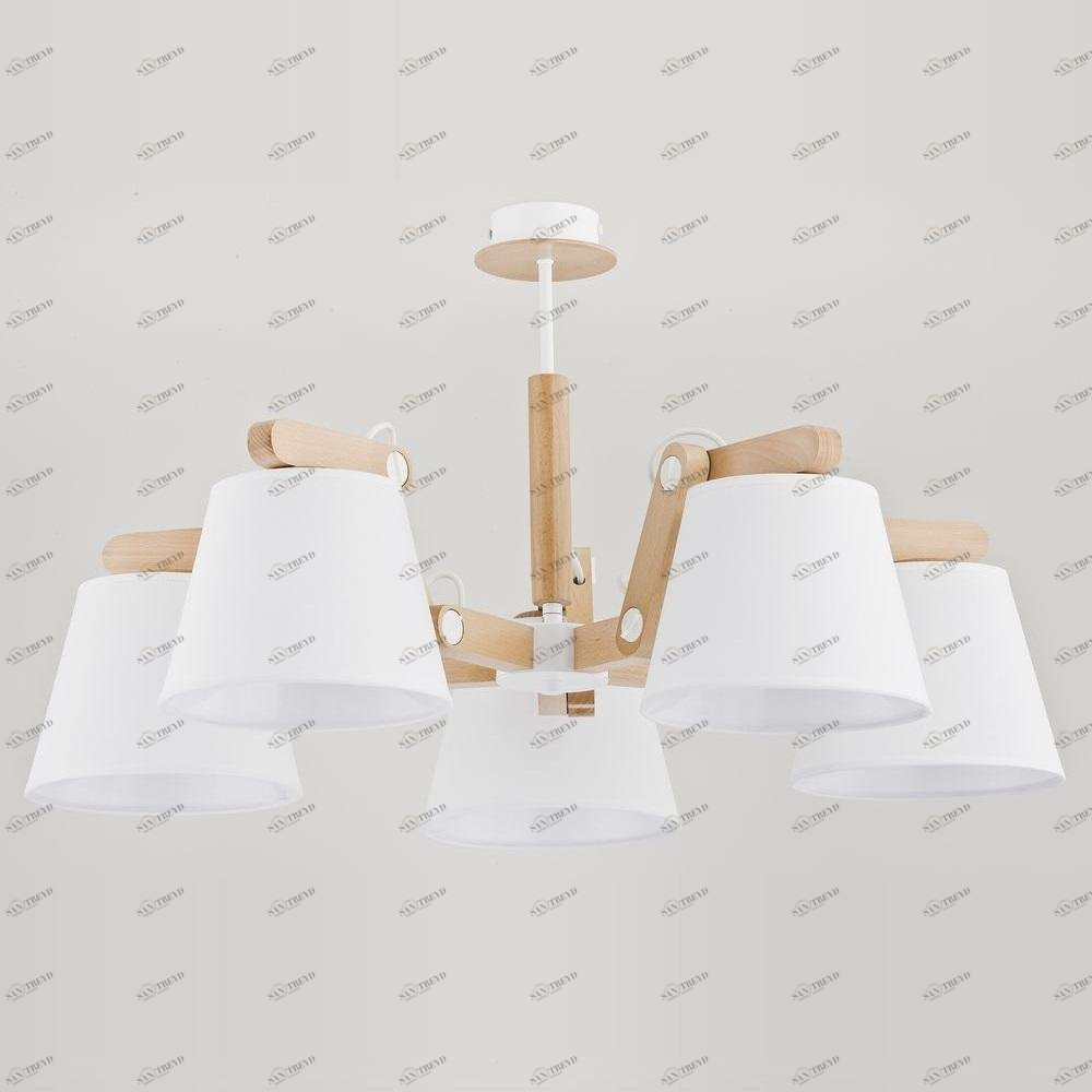 Потолочная люстра Alfa Joga White R 23975 ALFA JOGA 184077 Белый 